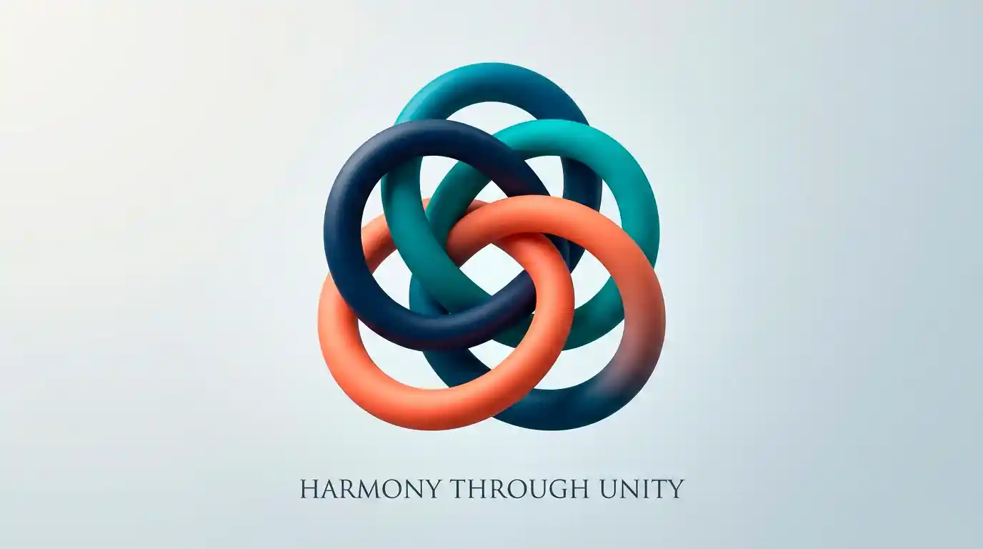 Three interlocking elements representing talking, blocking and self-exclusion combined in one programme