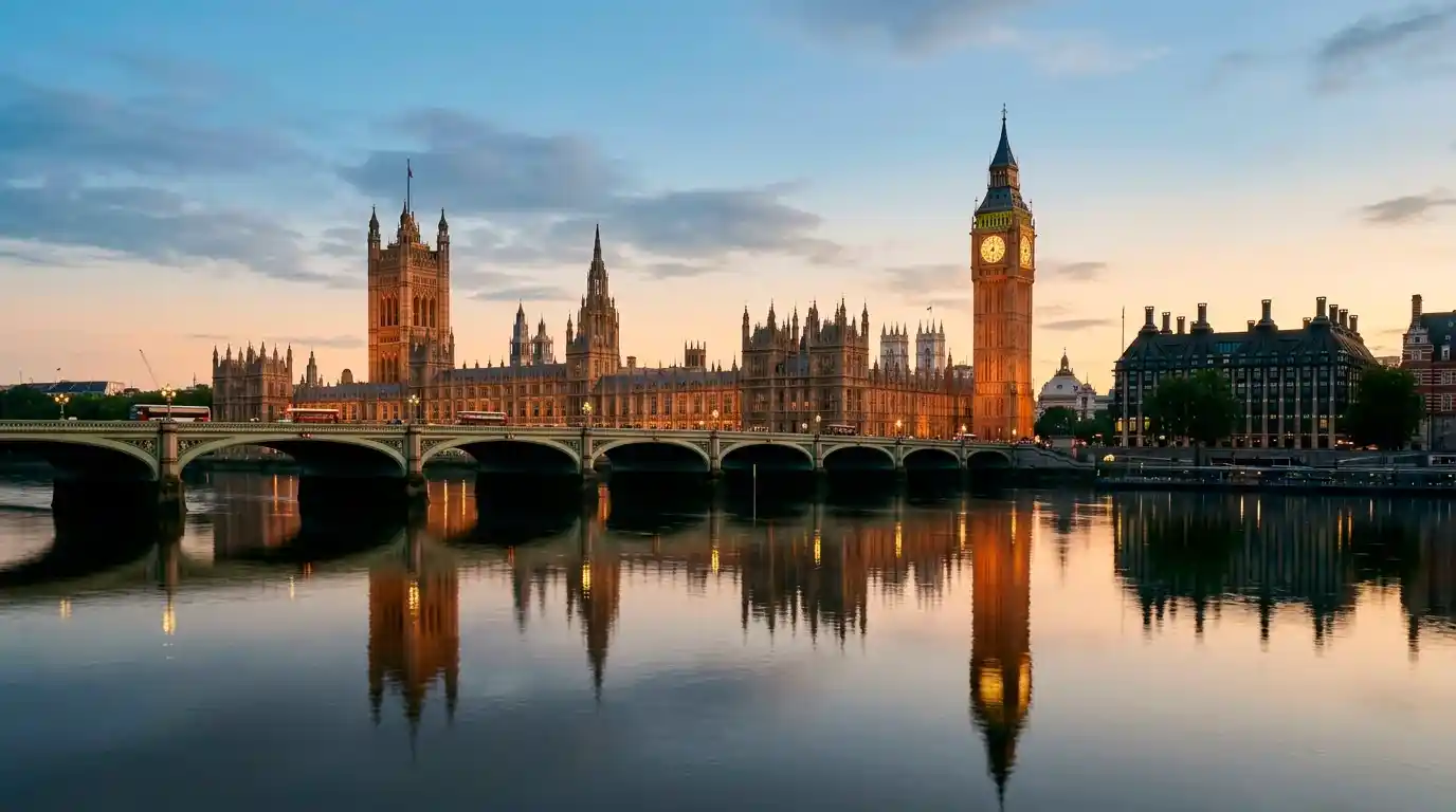 The Houses of Parliament representing the 2026 package of UK gambling reforms