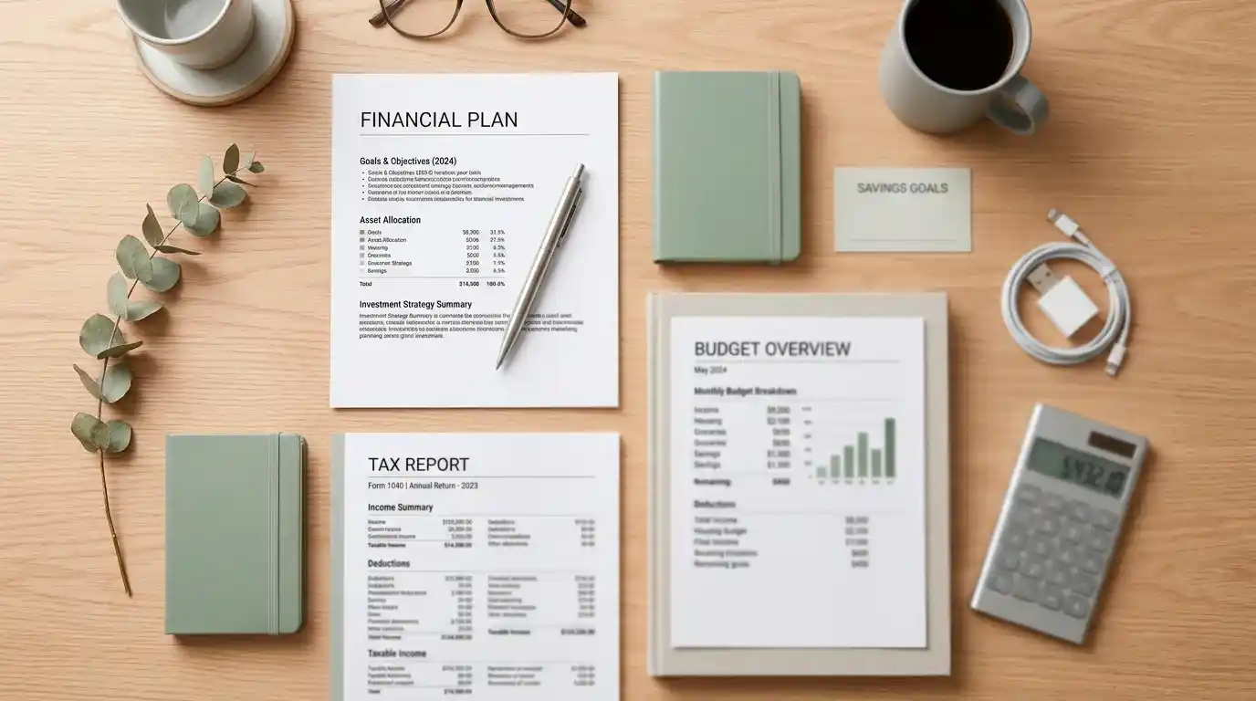 Desk with UK tax paperwork and a calculator representing the tax treatment of gambling winnings