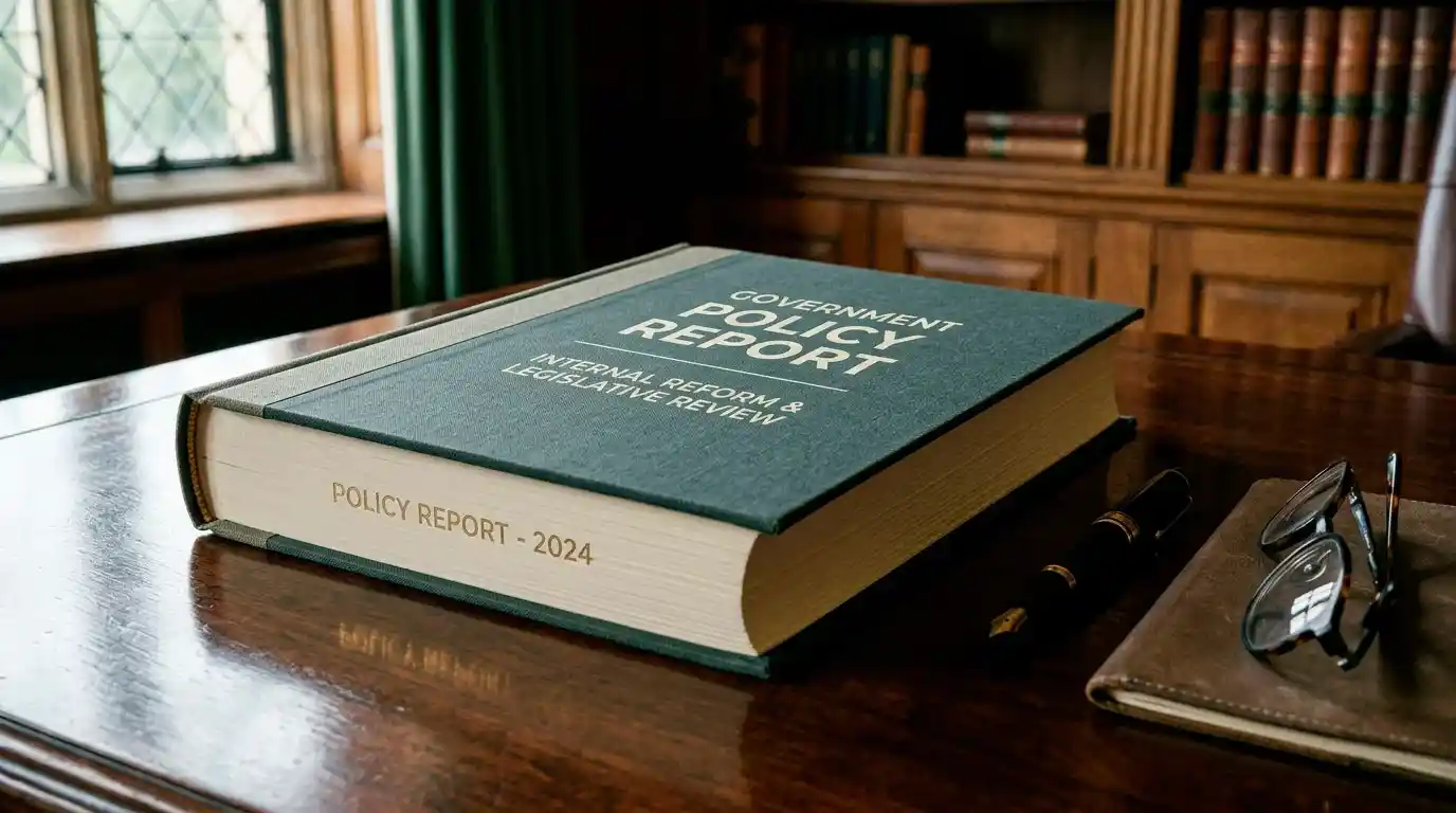 A bound government policy document representing the 2023 gambling reform White Paper